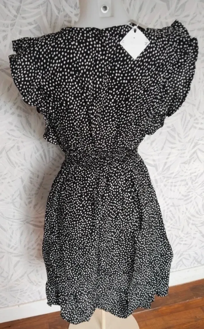 Magnifique robe d'été à pois femme neuve taille S/M 36 38 - photo numéro 9