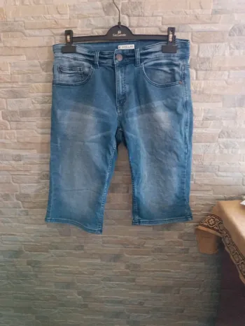 Bermuda bleu regular Kiabi M
