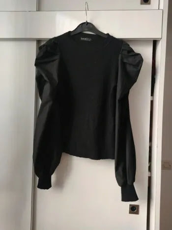 Blousses manches longues noir