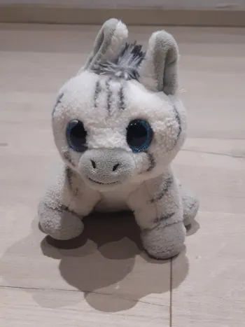Peluche zèbre TY 15cm