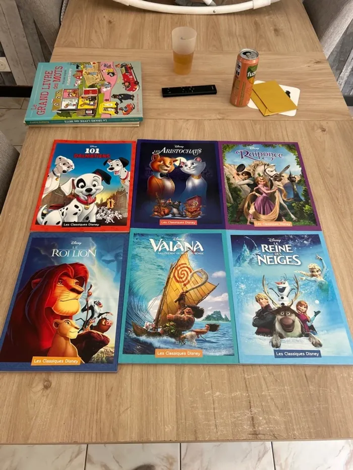 Lot de 6 livres Disney