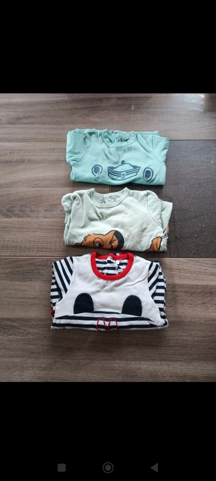 Lot 3 pyjamas garçon 3 mois