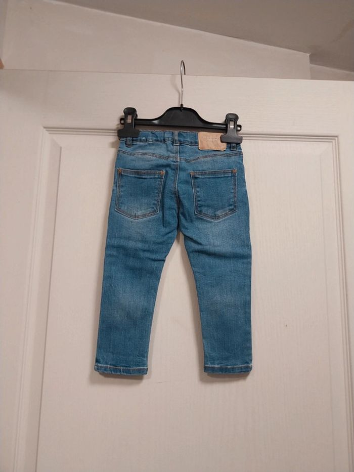 Pantalon en jean skinny bébé fille 12.18 mois zara - photo numéro 2