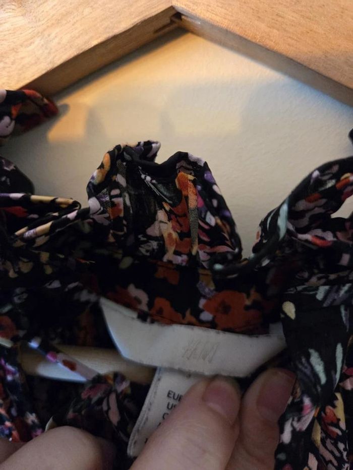 blouse H&m multicolore taille M - photo numéro 8