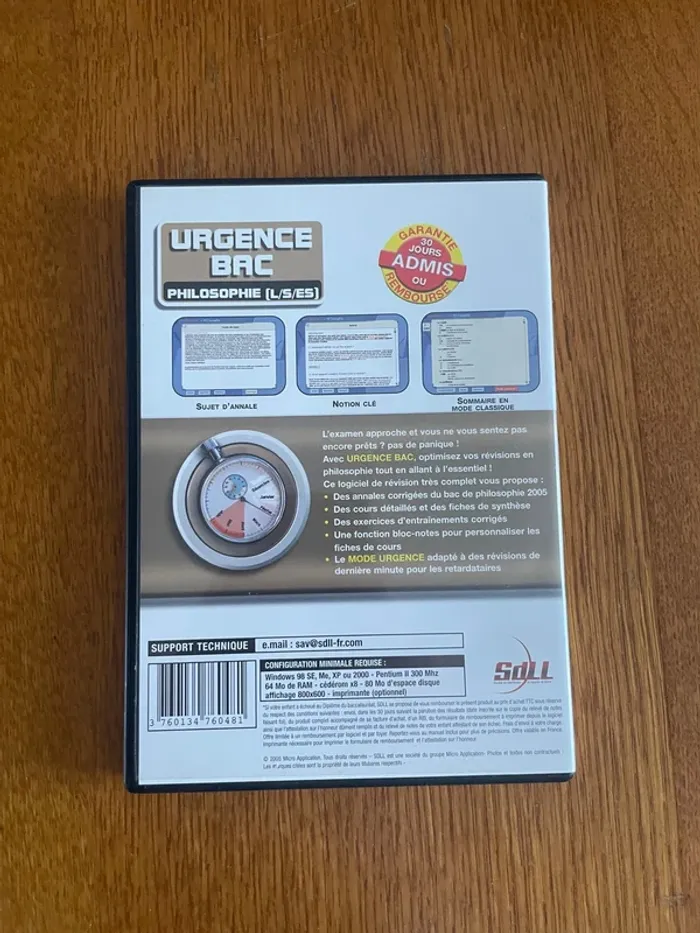 Jeu Pc urgence bac philosophie - photo numéro 3