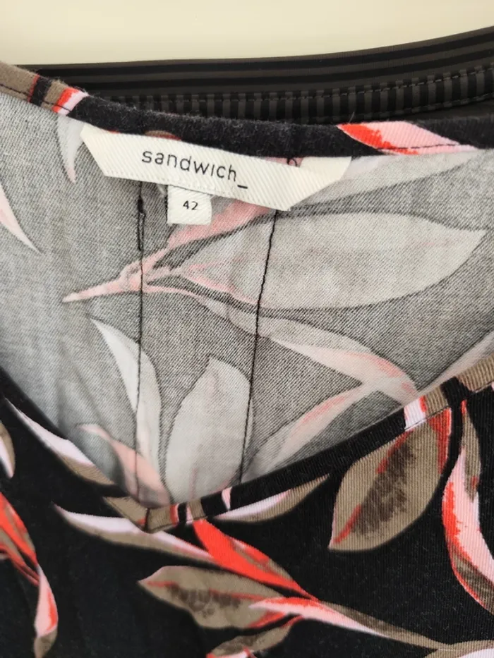 Lot de 2 robes d'été manches longues Sandwich 40 comme neuves - photo numéro 10