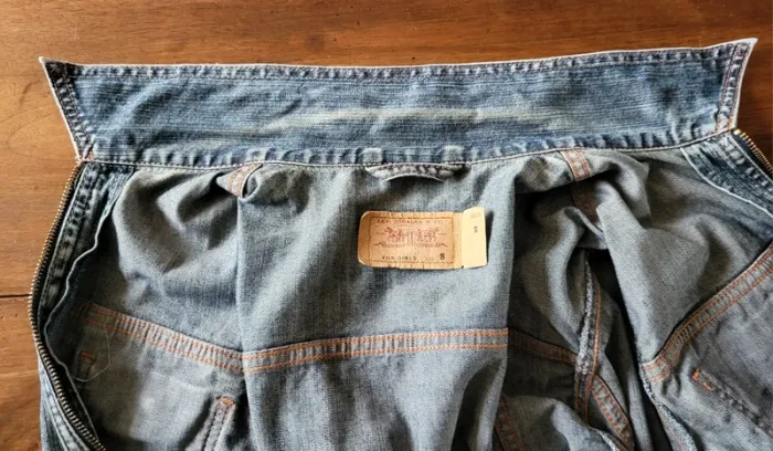 Veste en jean Levi's bleue Taille S - photo numéro 14