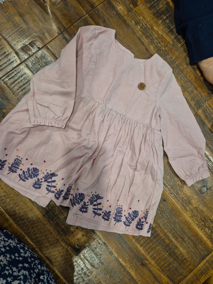 Robe velours 24 mois Sergent Major