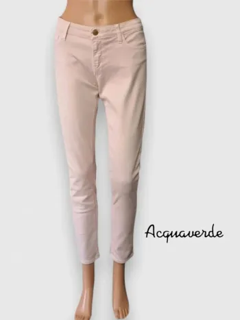Jean Aquaverde coupe slim ,taille mi_haute , stretch