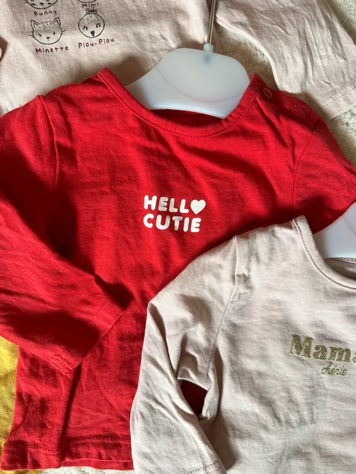Lot 5 t-shirt manche longues - photo numéro 3