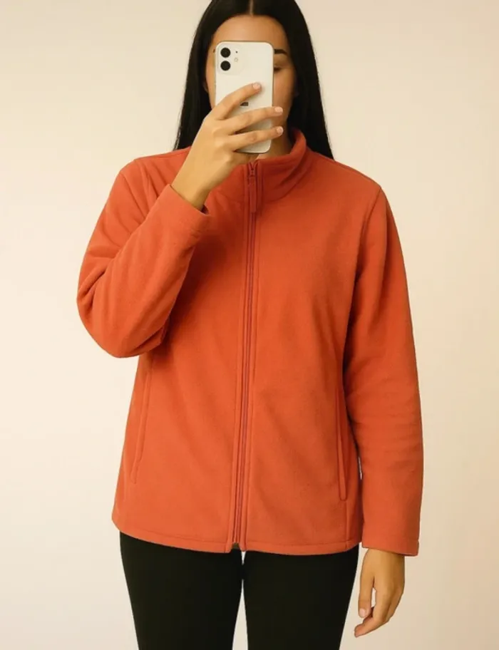 Polaire chaude et douce de Amazon Essentials, couleur corail, taille L, en très bon état. - photo numéro 5