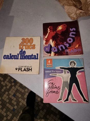 3 livre marabout flash dansons, être en pleine forme et 300 trucs de calcul mental