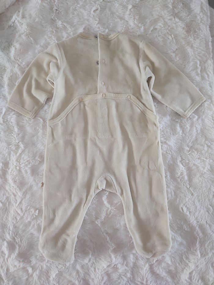 Pyjama en velours jaune Winnie Disney taille 3-6 mois - photo numéro 4