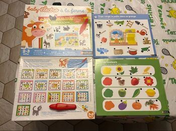 Jeu éducatif 2- 3 ans La ferme
