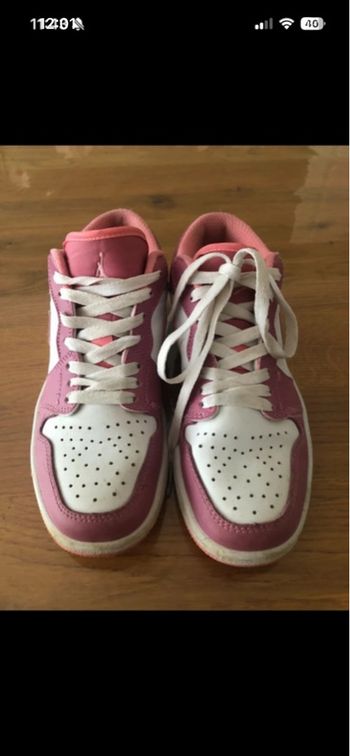 Baskets Nike Air Jordan 1 Low – Rose/B