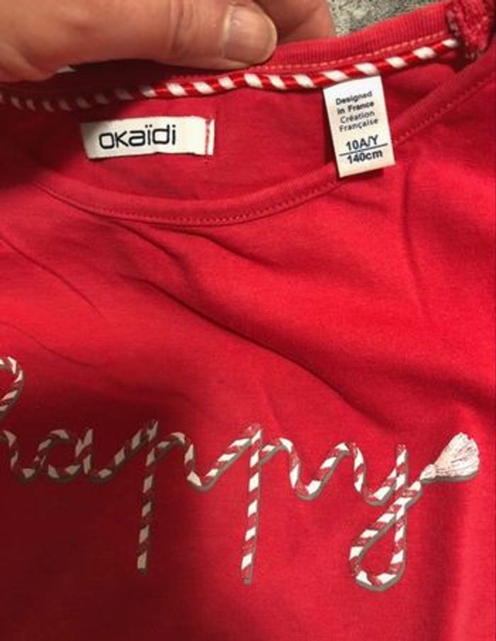 Lot de 4 tee-shirts à manches longues - taille 10 Ans - photo numéro 2