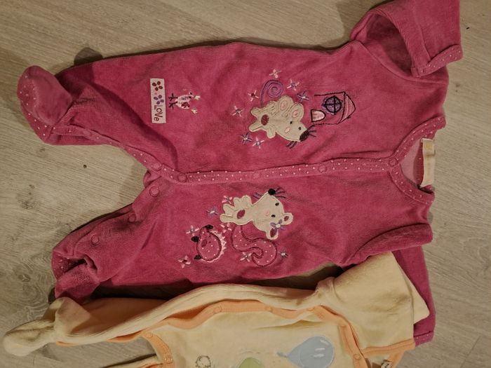 Lot de deux pyjamas naissance - photo numéro 2