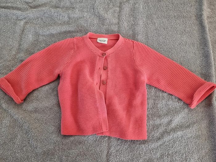 Gilet couleur saumon