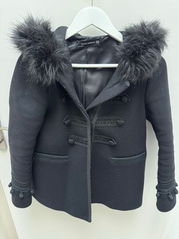 Manteau noir Zara