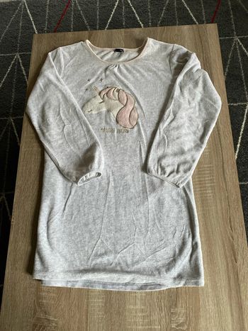 Chemise nuit hiver fille