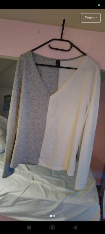 Pull bicolore