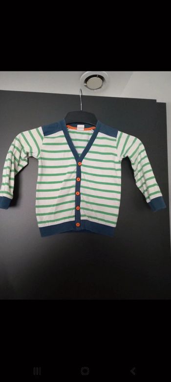 Gilet rayé h&m taille 18mois