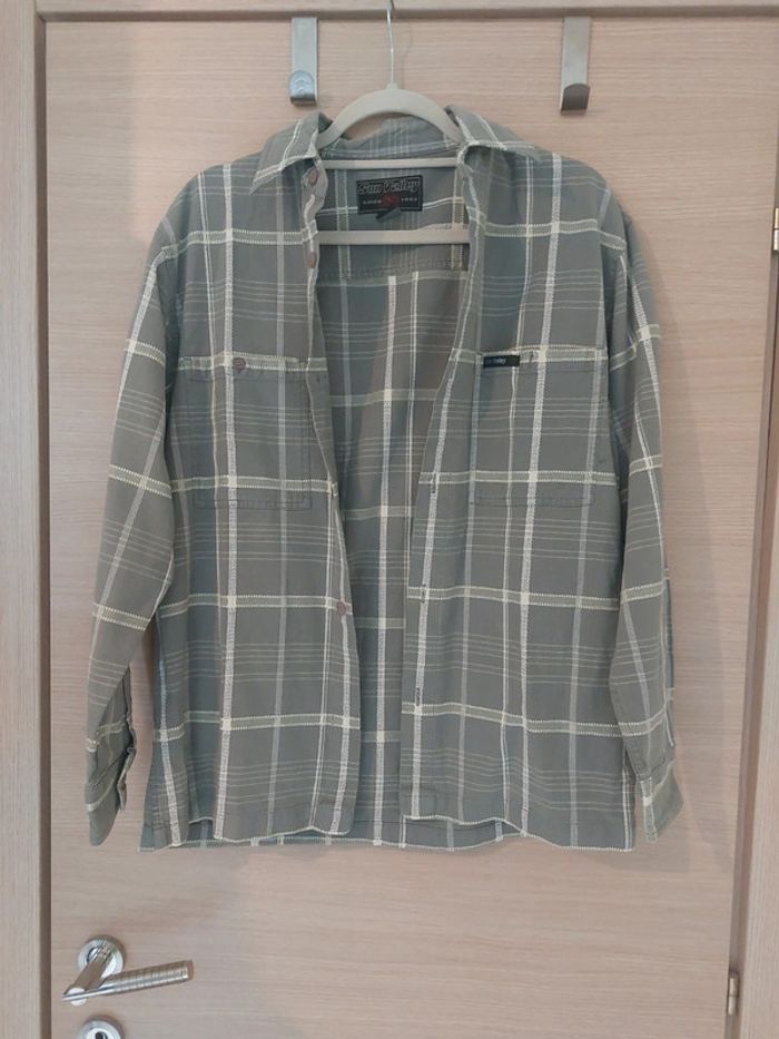 Chemise à carreaux homme