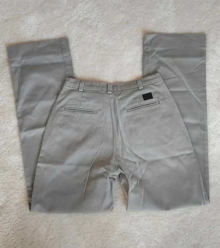 Pantalon chino femme Dockers W26 L30 gris clair coton