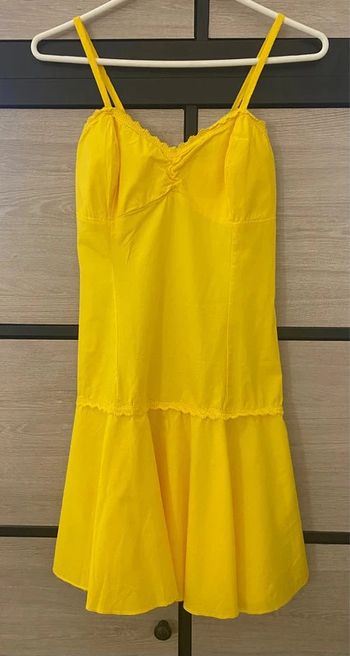 Robe J&D à bretelles jaune Taille 34/36