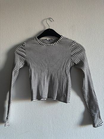 T shirt manches longues rayé