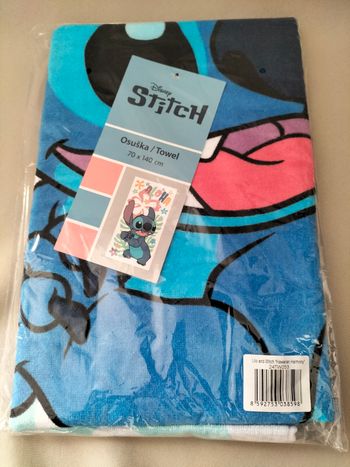 🤍 Serviette Stitch Aloha - 100% coton -, Disney - Neuve 🤍