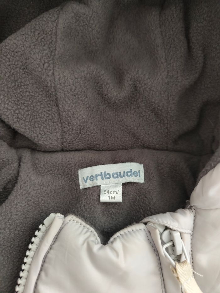 Doudoune Vertbaudet 1 moi - photo numéro 3