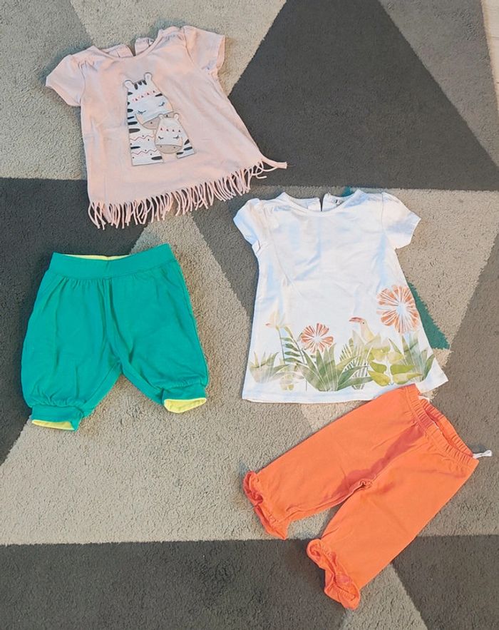 Lot vêtements bébé fille