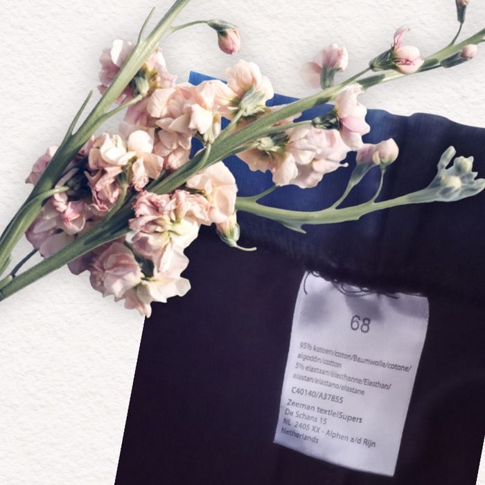 Legging bleu bébé fille taille 6 mois - photo numéro 3