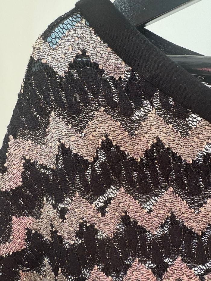 Top Morgan noir doré - photo numéro 2