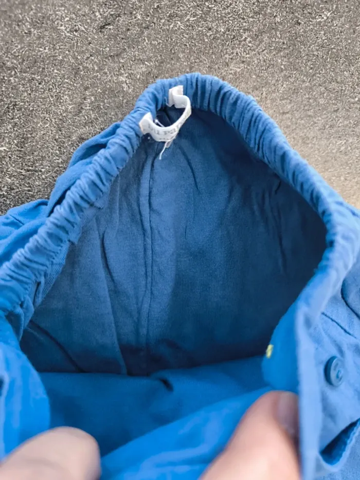 Pantalon doublé coupe sarouel garçon 6 mois Dpam - photo numéro 8