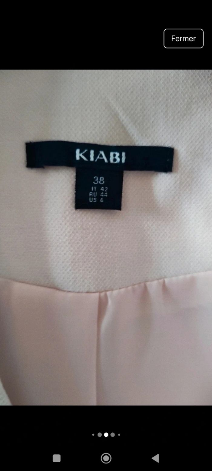Veste rose pâle femme neuve avec étiquette taille 38 - photo numéro 7