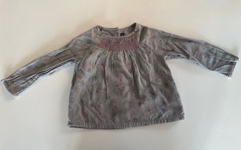 Blouse grise - 18 mois 80 cm - Sergent Major