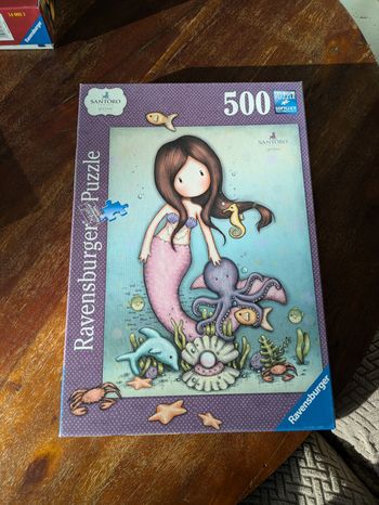 Magnifique puzzle Santoro Sirène Nice to sea you Ravensburger 500 pièces