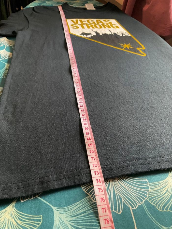 T-shirt noir pour homme Vegas Strong Golden Knights Nhl taille M 358 - photo numéro 6