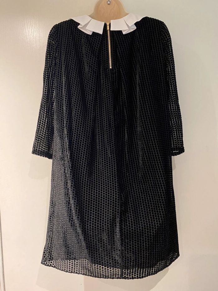 Claudie Pierlot, robe noire blanche plumetis chic - photo numéro 18
