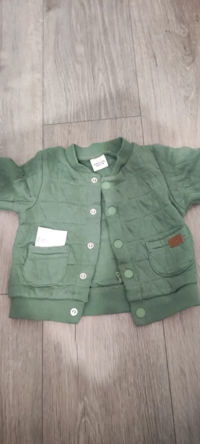 Veste gilet tape à l'oeil kaki