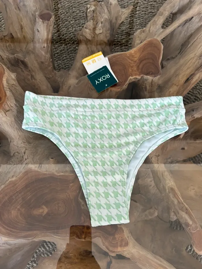 Bas de maillot de bain Roxy femme vert blanc Roxy