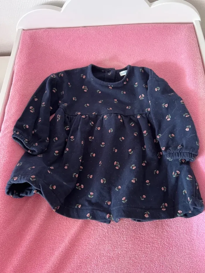 Lot de 3 robes manches longues taille 18 mois - photo numéro 4