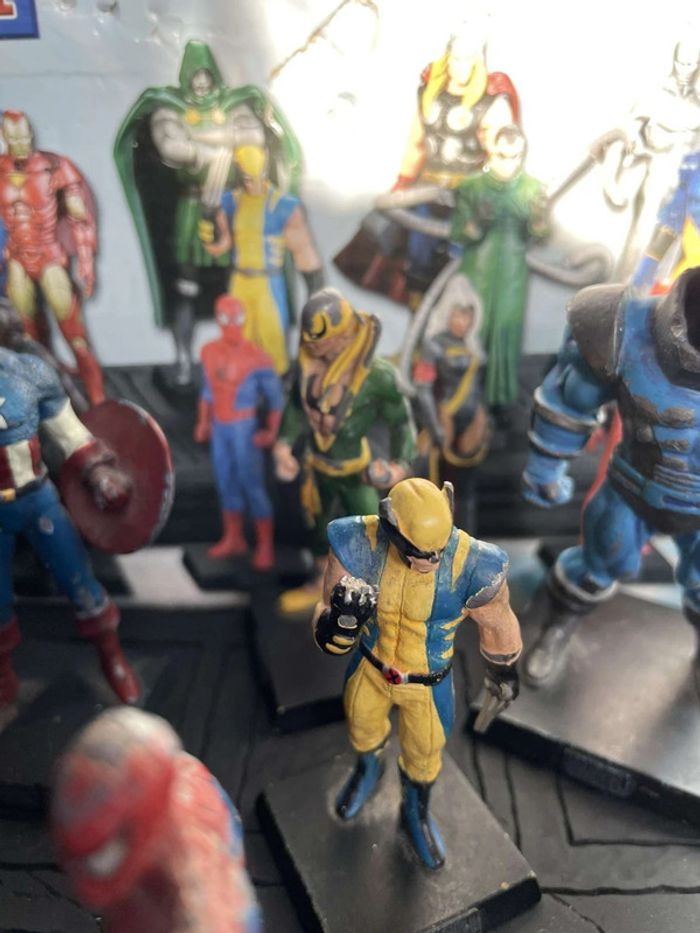Figurines Marvel en Plomb + Soccle Vintage - photo numéro 6
