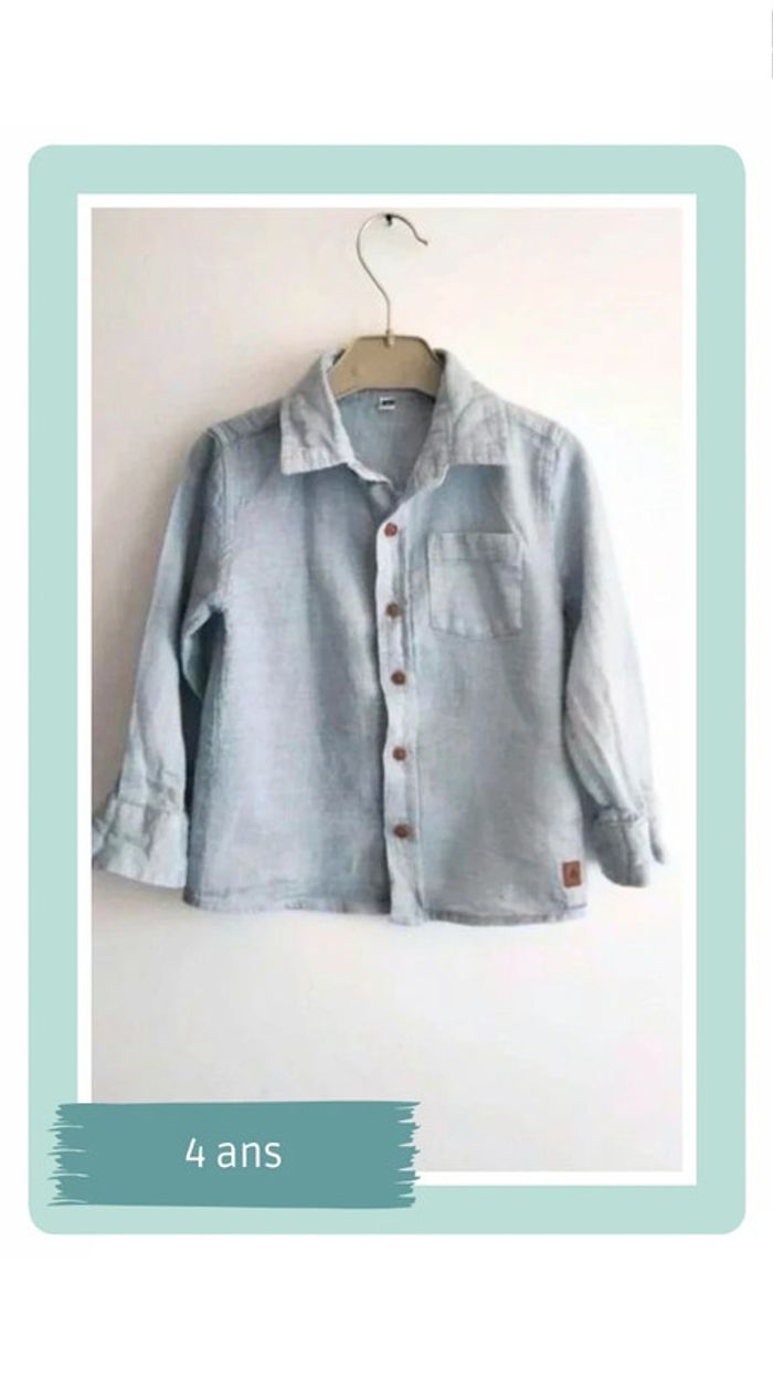 🍄 Chemise manche longue 4 ans