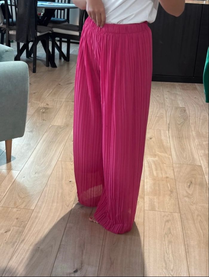 Pantalon rose taille unique