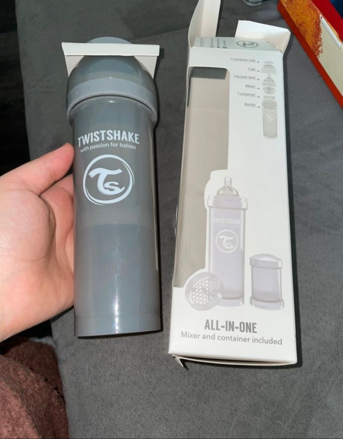 Biberon twistshake gris - photo numéro 3