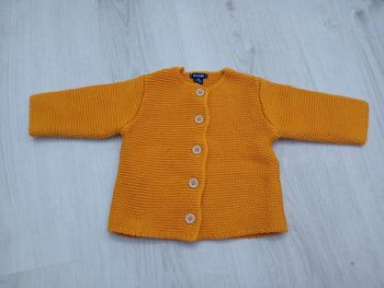 Gilet moutardes 3 mois