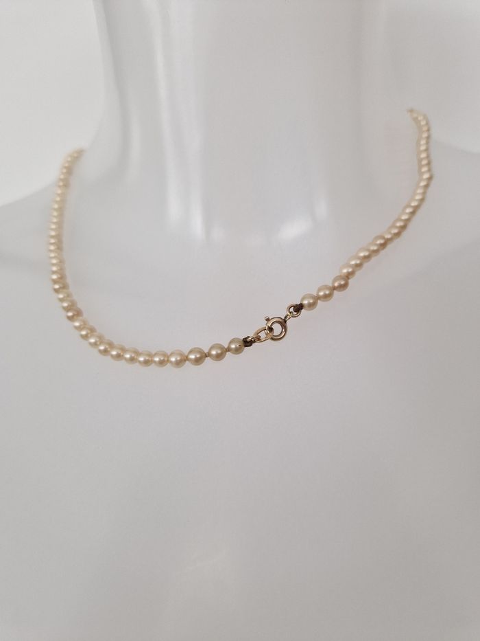 Collier vintage perles et son motif - photo numéro 4